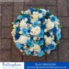 Blue and White Posy