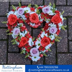 Red Roses Open Heart