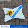 Blue Funeral Pillow