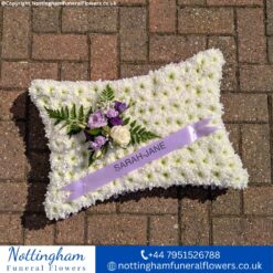Purple Funeral Pillow