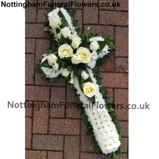 White Cross Funeral Tribute