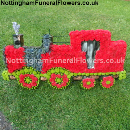 Red Train Custom Funeral Tribute