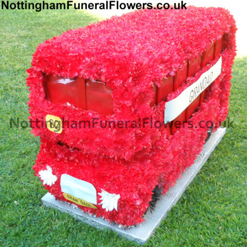 London Red Bus Funeral Tribute - Image 2